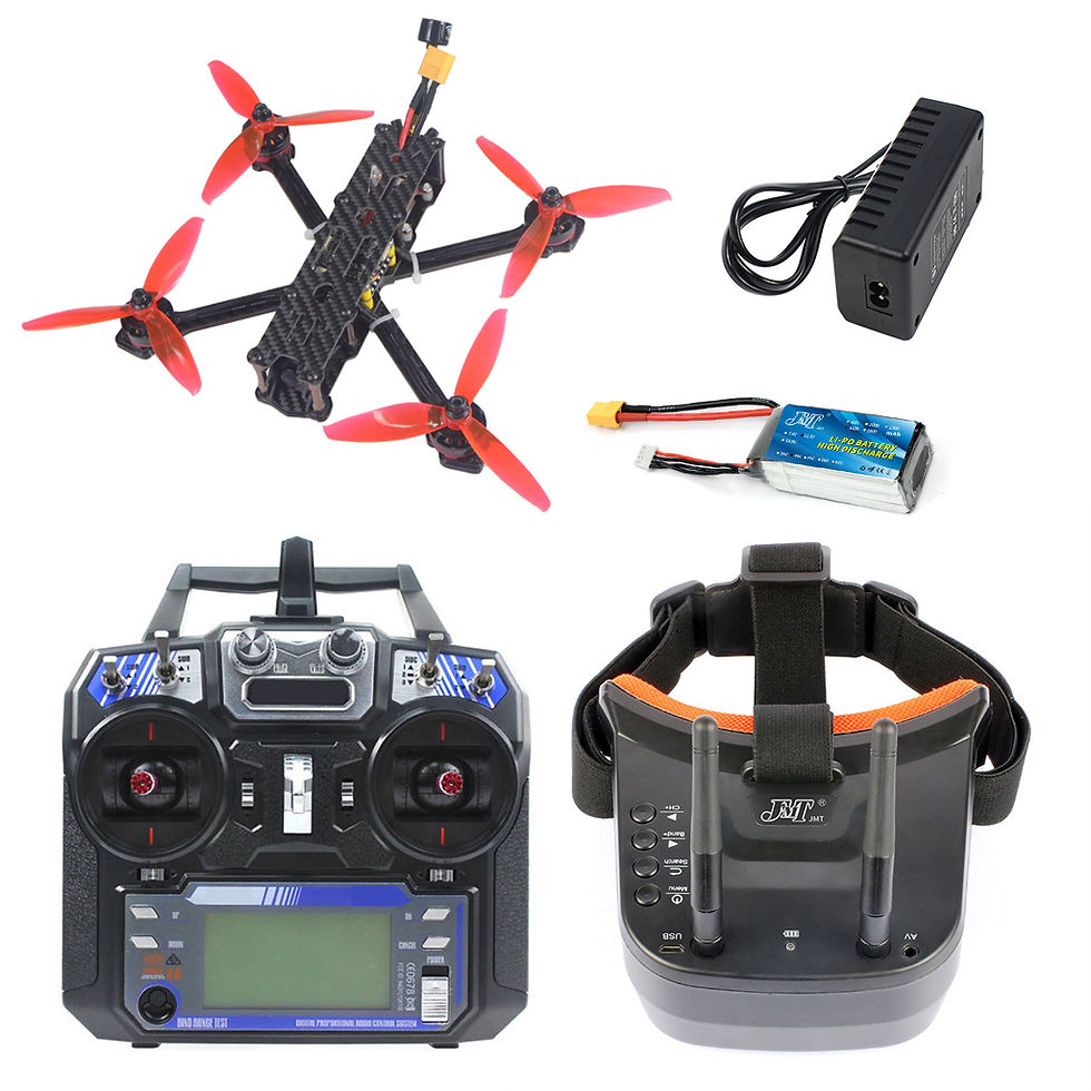 Thumbnail: DIY F220 5inch 3-4S RC FPV Racing Drone Gebaut-in OSD Betaflight mit BLHeli-S 3