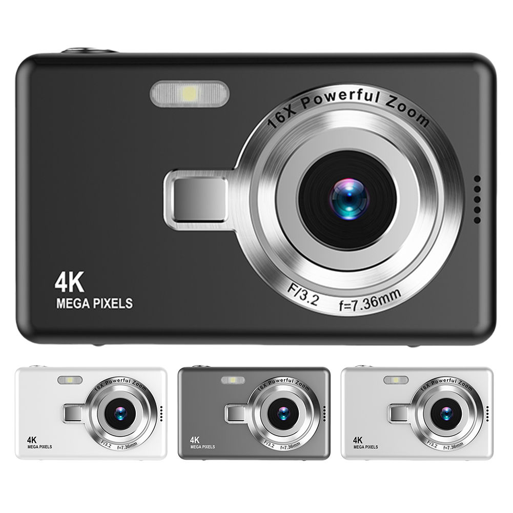 HD 1080p tragbare Vlogging-Kamera 16x Zoom Autofokus Vlogging-Kamera Anti-Shake