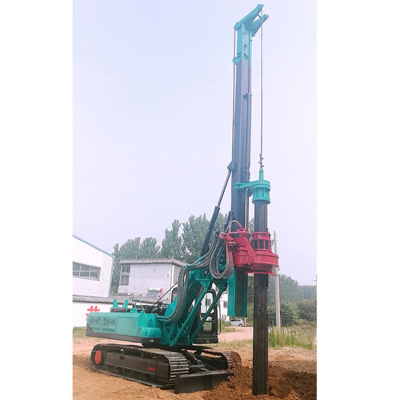 Thumbnail: Gebäude Bau Dreh Kopf Bohren Rig Schraube Pile Driver Maschine Vibrierende Schr