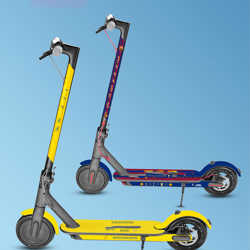 Miniaturbild: Electric Scooter Full Body PVC Sticker DIY Skateboard Sticker Scooter Pedal Sti