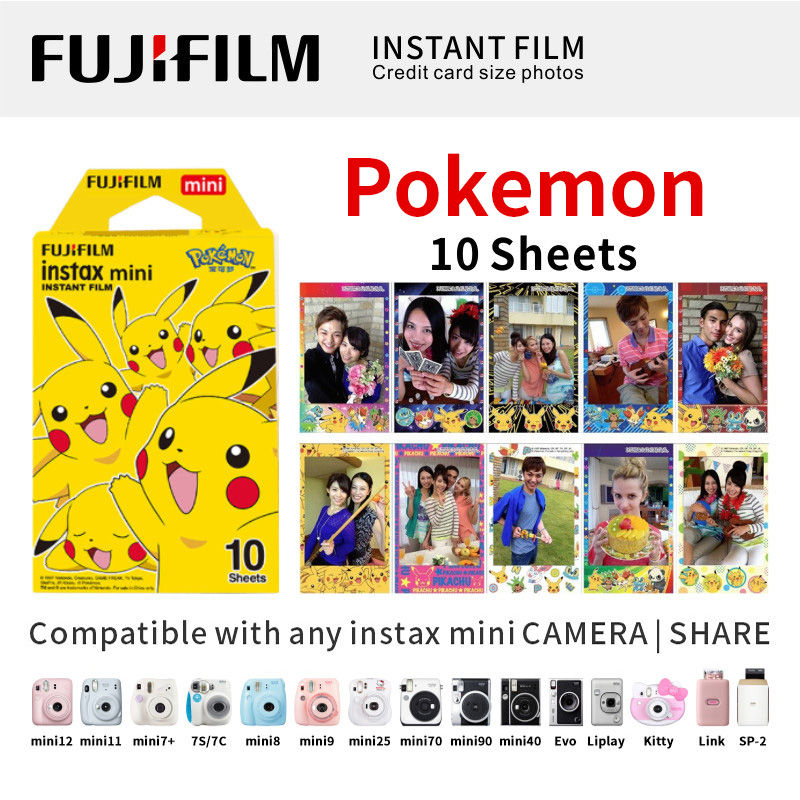 Thumbnail: Origin Fujifilm Instax Mini Film 10-100 Sheets Photo Paper for Fuji Instant Fil