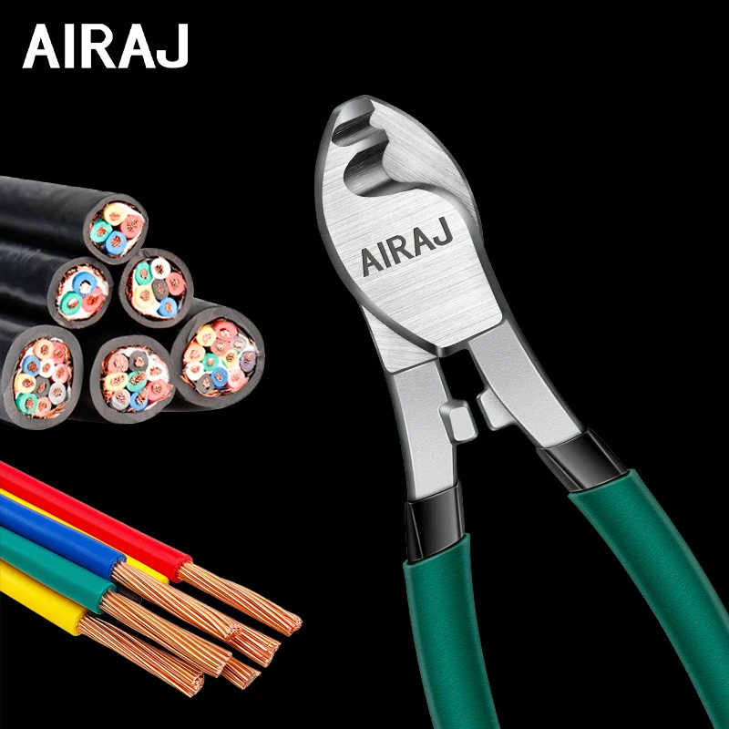 Thumbnail: Airaj6/10inch Abisolier multifunktion ale rutsch feste Drahtseil schneider mech
