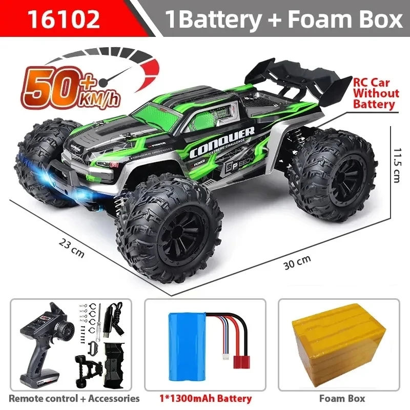 Thumbnail: 1:16 4WD RC Auto Hoch geschwindigkeits Offroad Drift bürstenlose Monster RC Aut