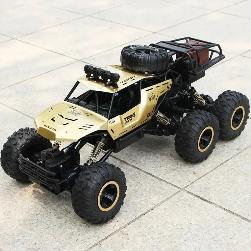 Thumbnail: 1:8 46cm große Größe 6 Rad 4WD RC Auto Spielzeug Metall legierung Körper Fernbe