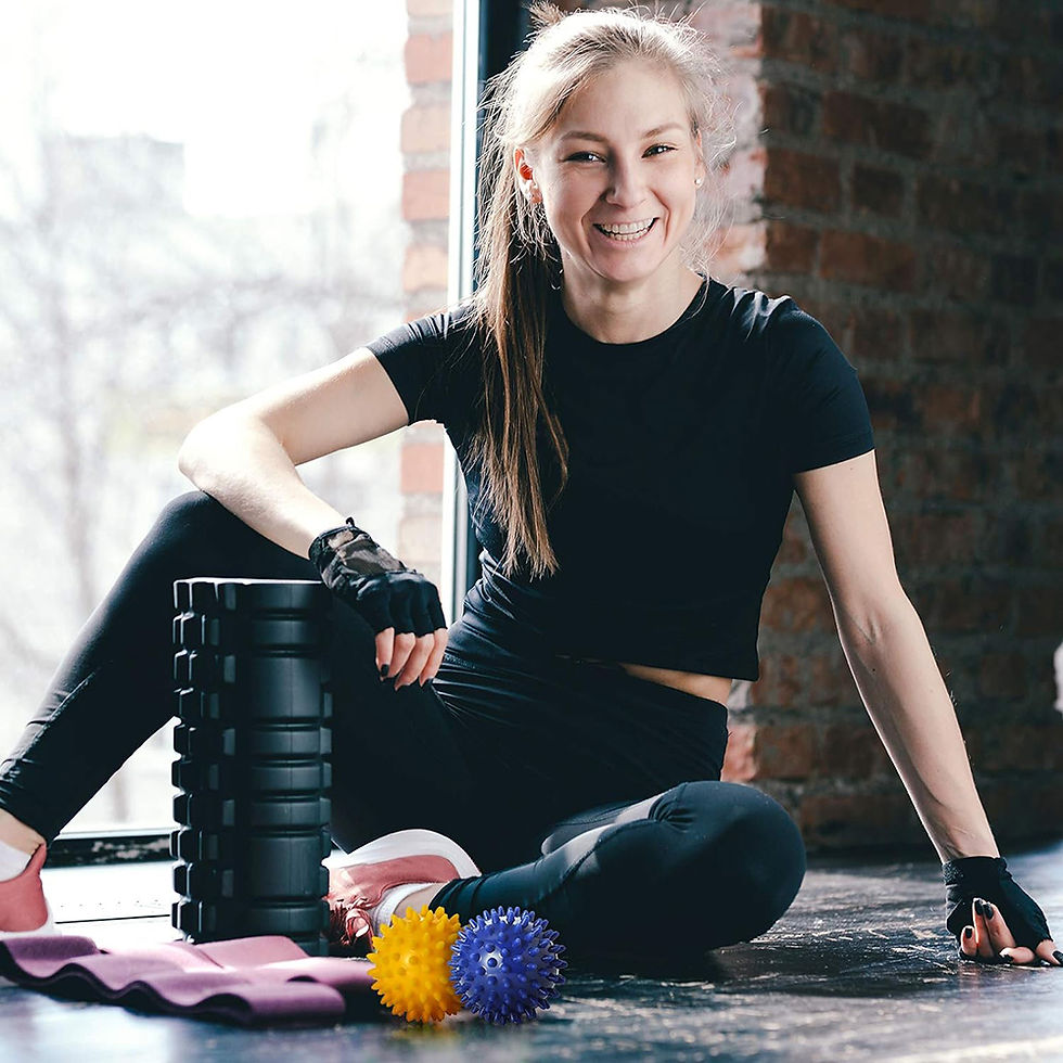 Thumbnail: Fuß massage rolle stachelige Bälle Faszien ball für Handbein Rückens chmerz the