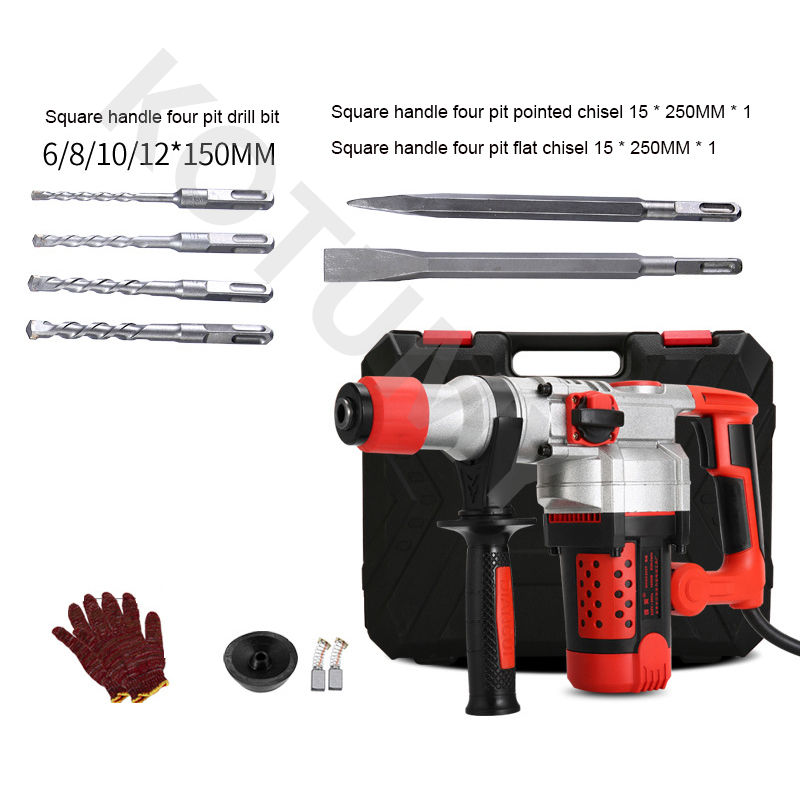 Miniaturbild: 220v Haushalts-Elektro hammer Hochleistungs-Bohr hammer Industrie Multifunktion