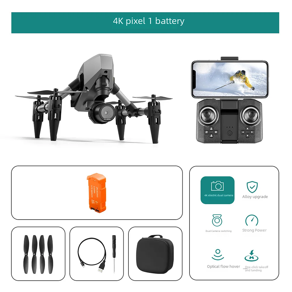 Miniaturbild: Xd1 mini wuji drone luftaufnahme quadcopter fern gesteuertes flugzeug leichter 