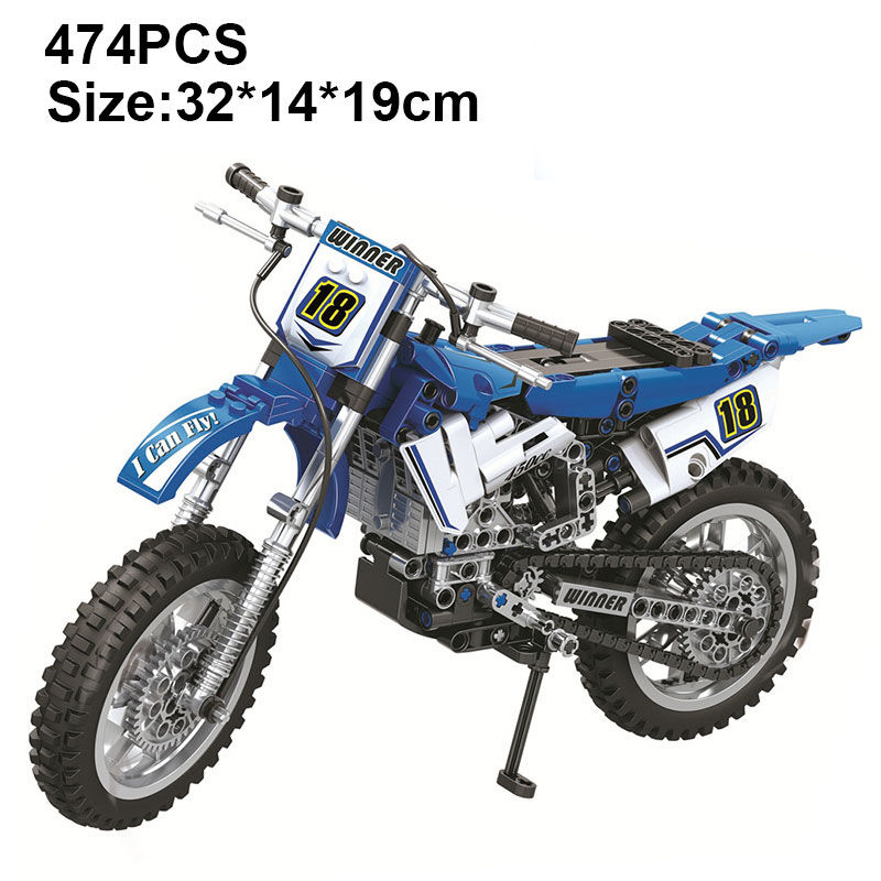 Thumbnail: DIY kinder Motorrad Kind Block Rc Motorrad Spielzeug Für Kinder Kinder Motorräd