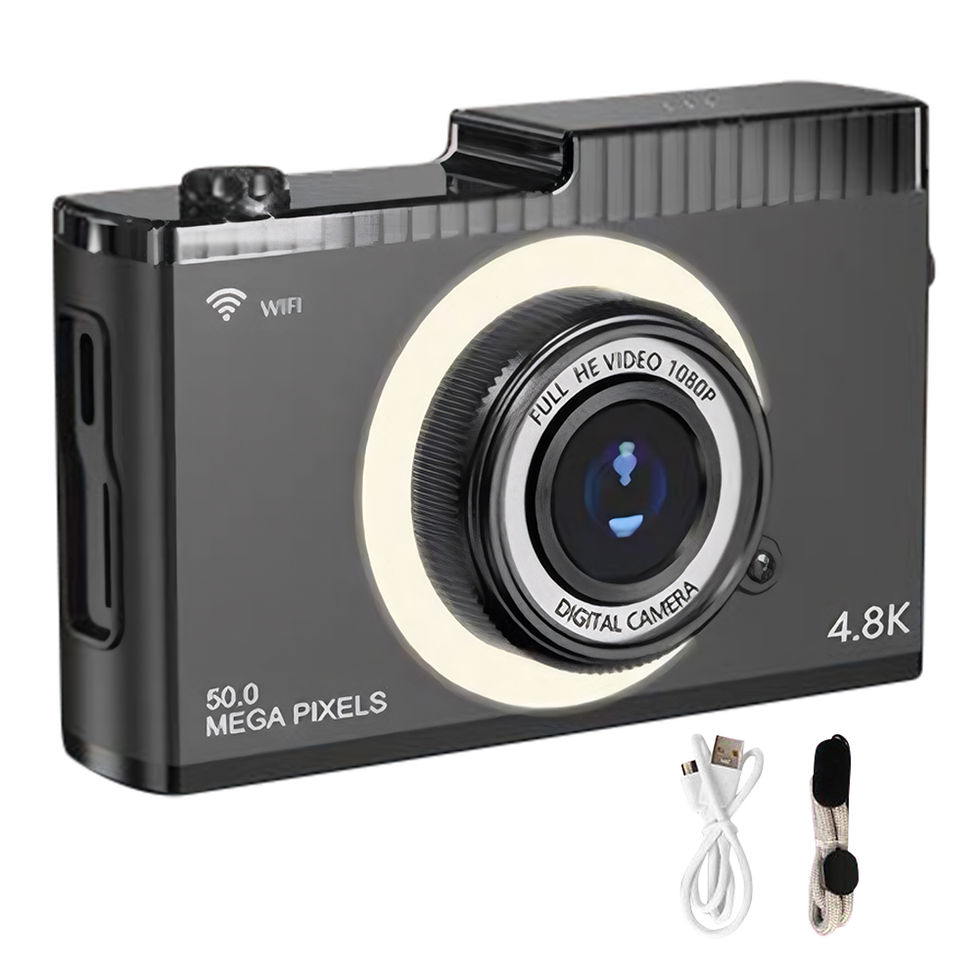 Thumbnail: 4k fhd 50mp Digital kamera Autofokus Kamera 2,4 Zoll ips Bildschirm WiFi Vloggi
