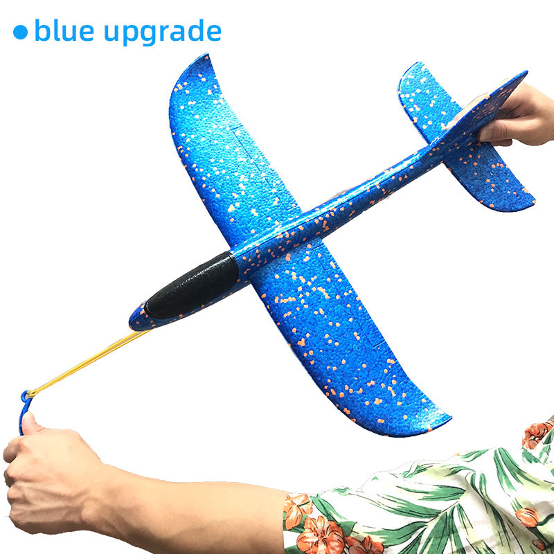 Thumbnail: 50cm große LED Flash segel flugzeug Schaum Flugzeug Hand werfen Licht Trägheit 