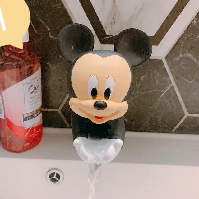 Thumbnail: Disney Animation Cartoon Faucet Model Toy Cute stitch Mickey Mouse hand-washer 