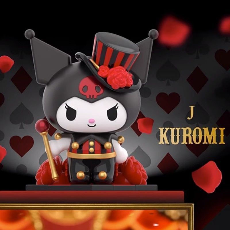Miniaturbild: Sanrio anime cute little devil Kuromi Poker Kingdom series blind box figure Kaw