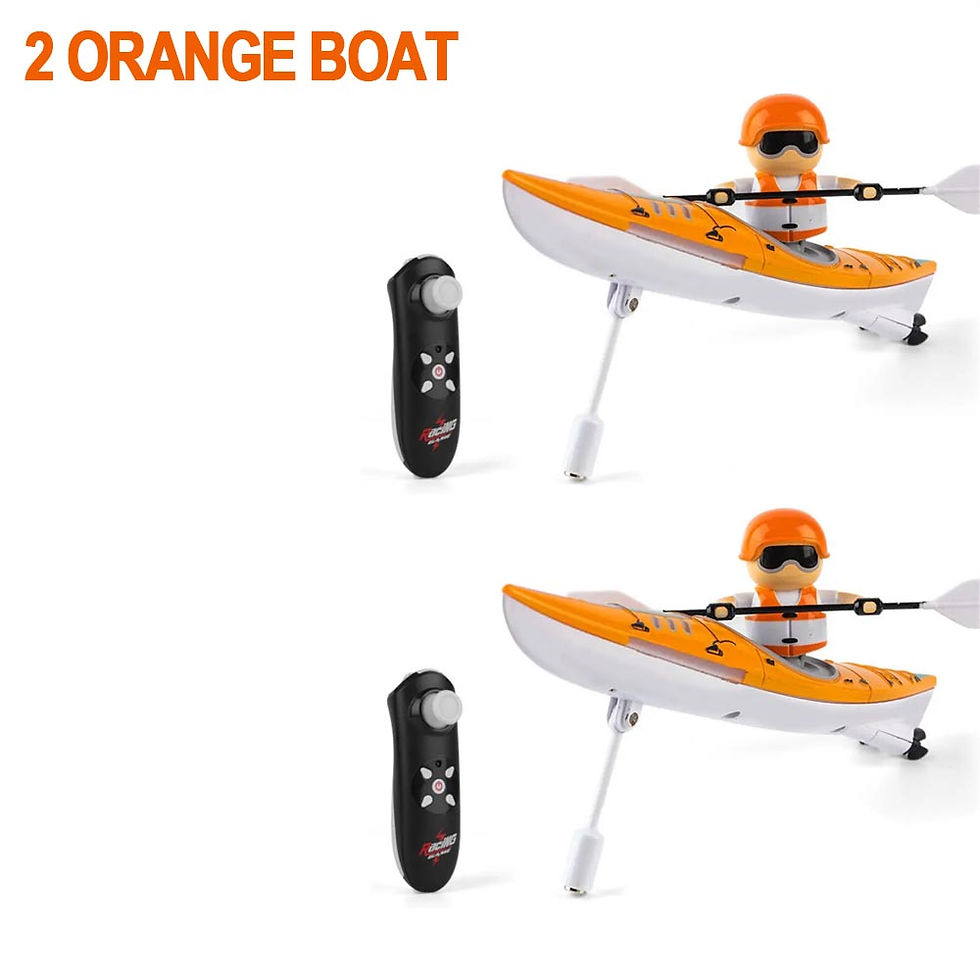 Thumbnail: 2,4g rc Boots rennen Paddeln Wasser Rudern Kajak Lichter Fahren Dual-Mode wasse