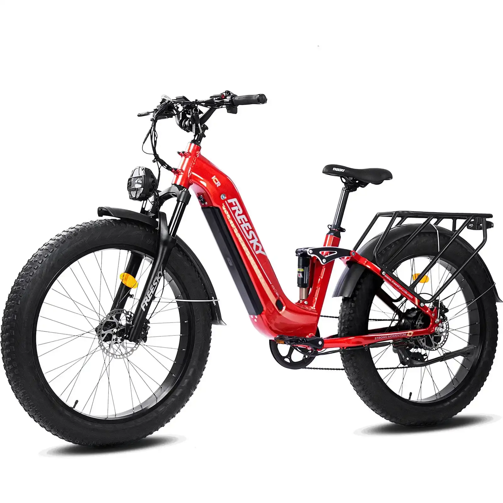 Freesky Step-Thru-Elektro fahrrad für Erwachsene 750W Bafang Motor 48V 20ah, 35