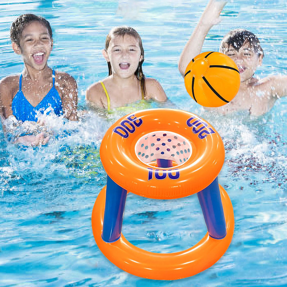 Miniaturbild: Water Inflatable Basketball Stand Family Party Pool Interaction Toys Training B
