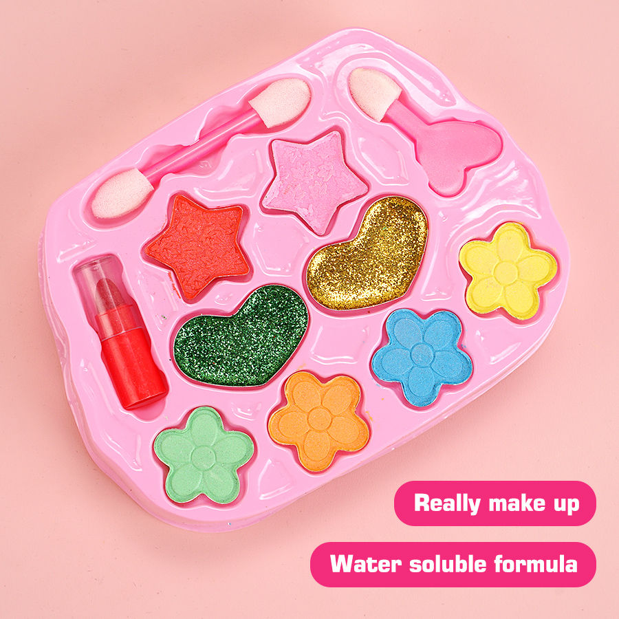 Thumbnail: Heart of the Ocean Makeup Handbag Water Soluble Safe Girls Cosmetic Box Play Ho