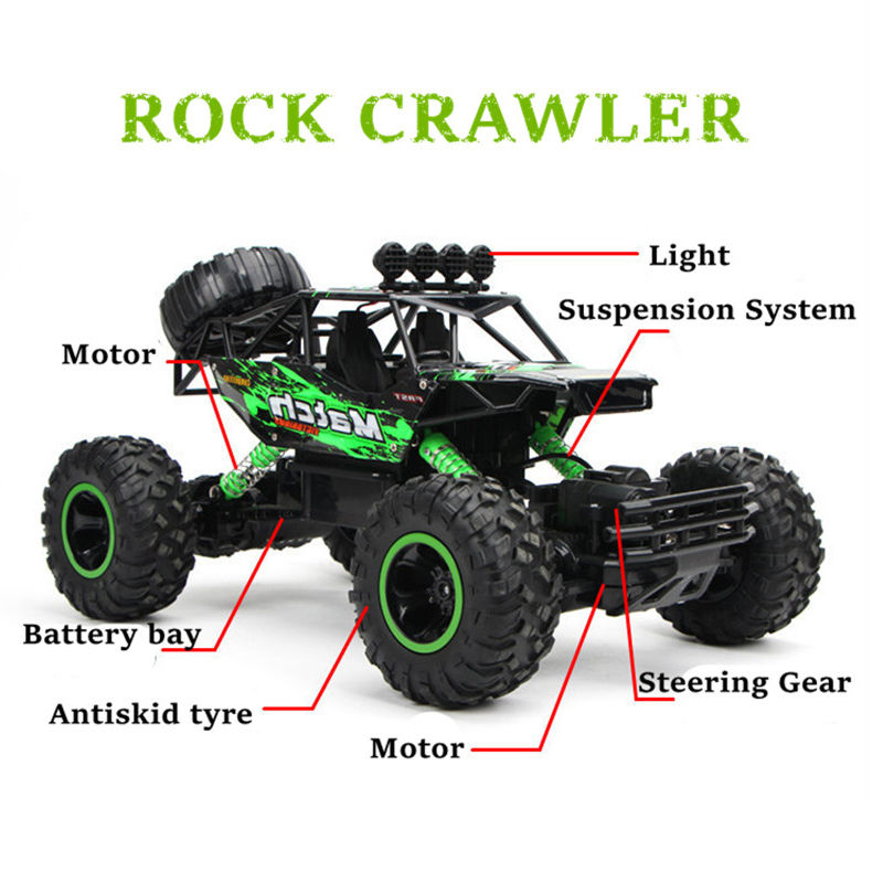 Thumbnail: Zwn 1:12 / 1:16 4wd rc Auto mit LED-Lichtern 2,4g Funk fernbedienung Autos Bugg