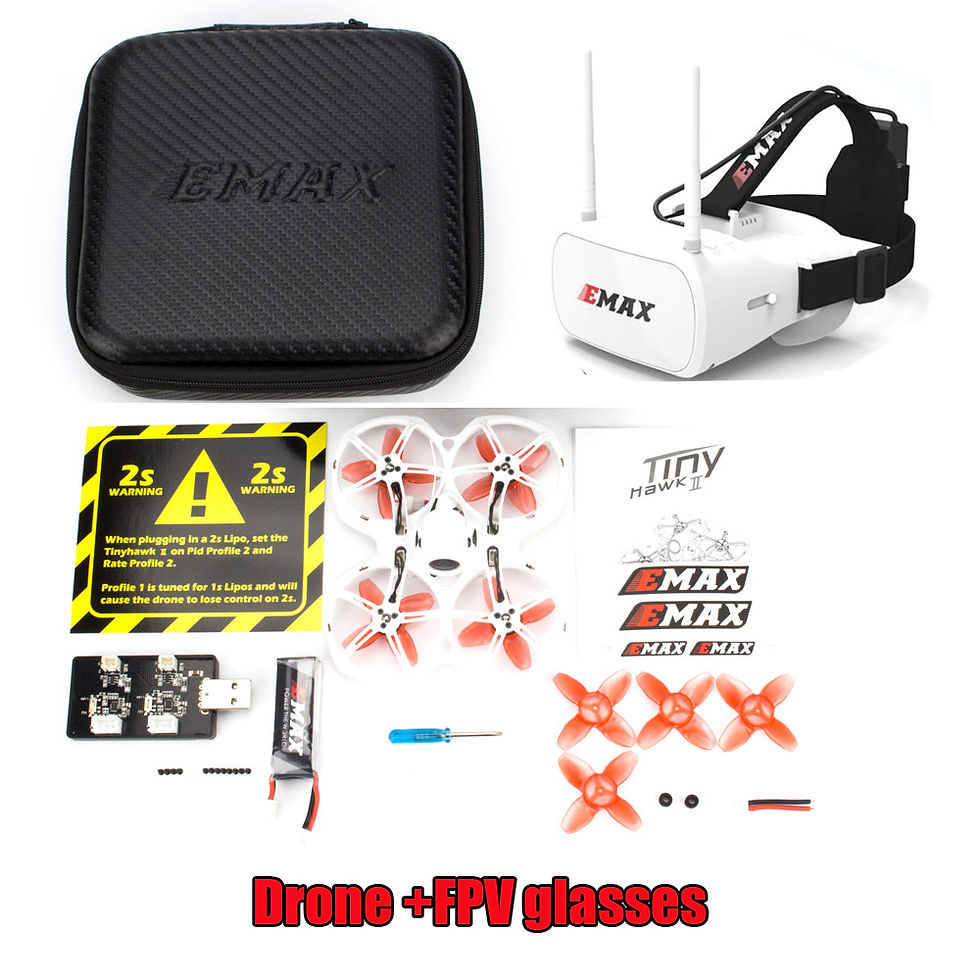 Thumbnail: EMAX Tinyhawk II 75mm 1-2S Whoop FPV Racing Drone RTF / BNF FrSky D8 Runcam Nan