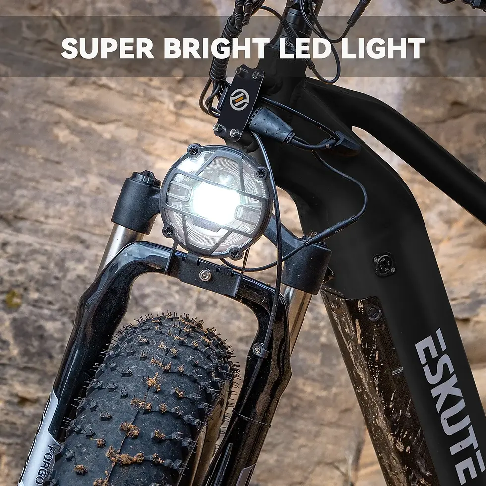 Thumbnail: 2024eu Lager neues Eskute Elektro fahrrad voll aufgehängt Bafang Motor 1500w Sp