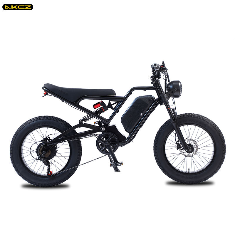 Miniaturbild: Akez Elektro fahrrad 18ah 1500w 48v Erwachsenen Mountainbike 20 Zoll Mountain M
