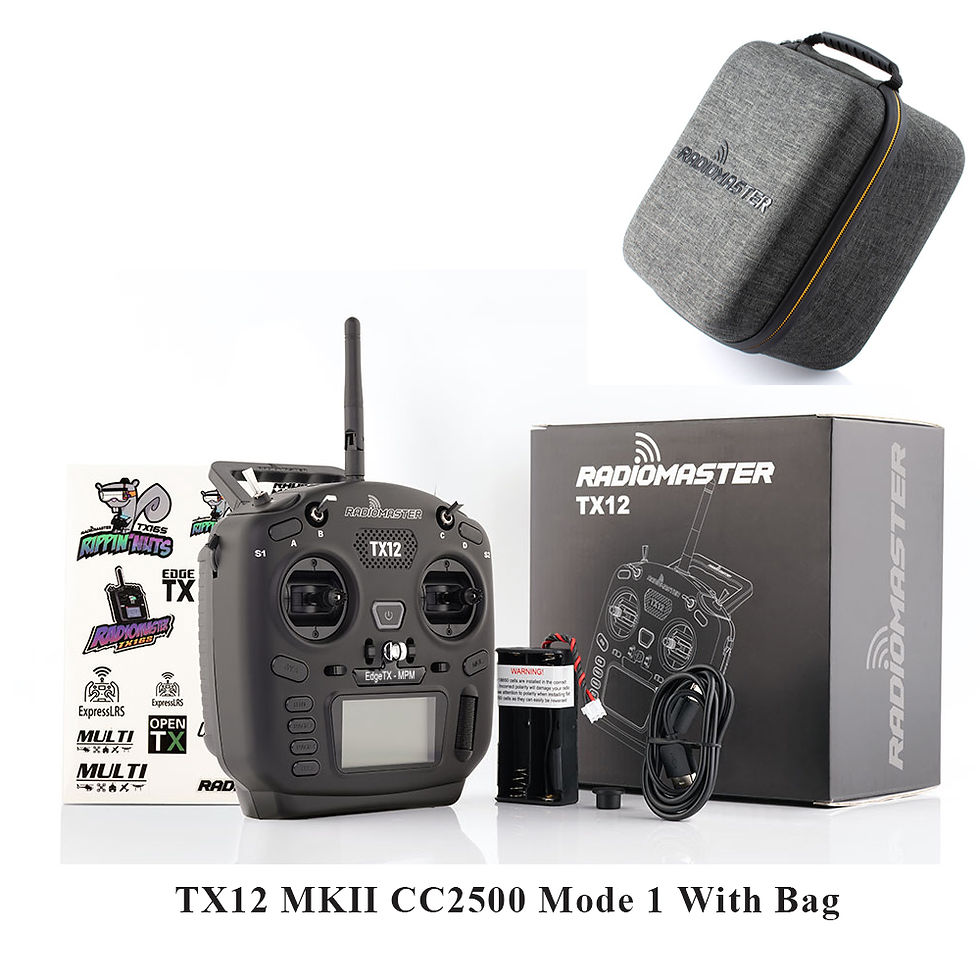 Thumbnail: RadioMaster TX12 MKII 16ch Halle Gimbals Unterstützung OPENTX und EDGETX Fernbe