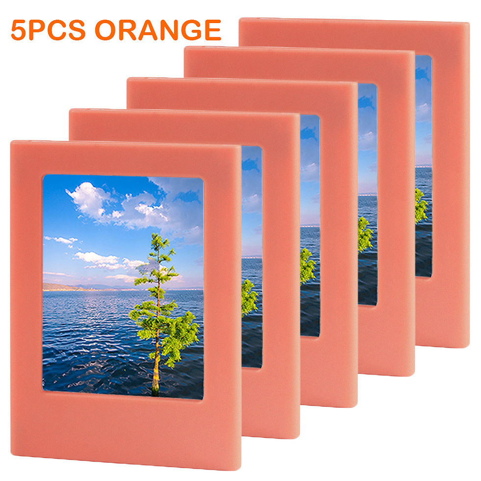 Miniaturbild: 5 PACK Magnetic Picture Frames for Refrigerator, 3 Inch Fridge Photo Frame Magn