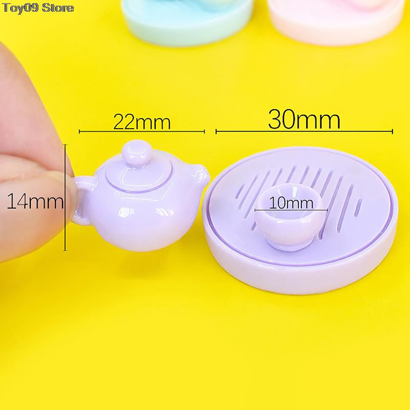 Miniaturbild: 1Set Miniature Tea Cup Set Miniature Simulation Dolls House Furniture Model DIY