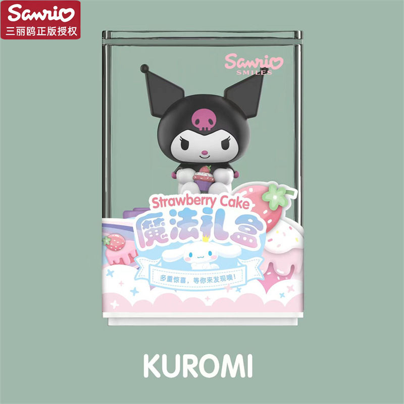 Thumbnail: Anime Sanrio Strawberry Cake Series Hello Kitty Pom Pom Purin Pochacco Blind Bo