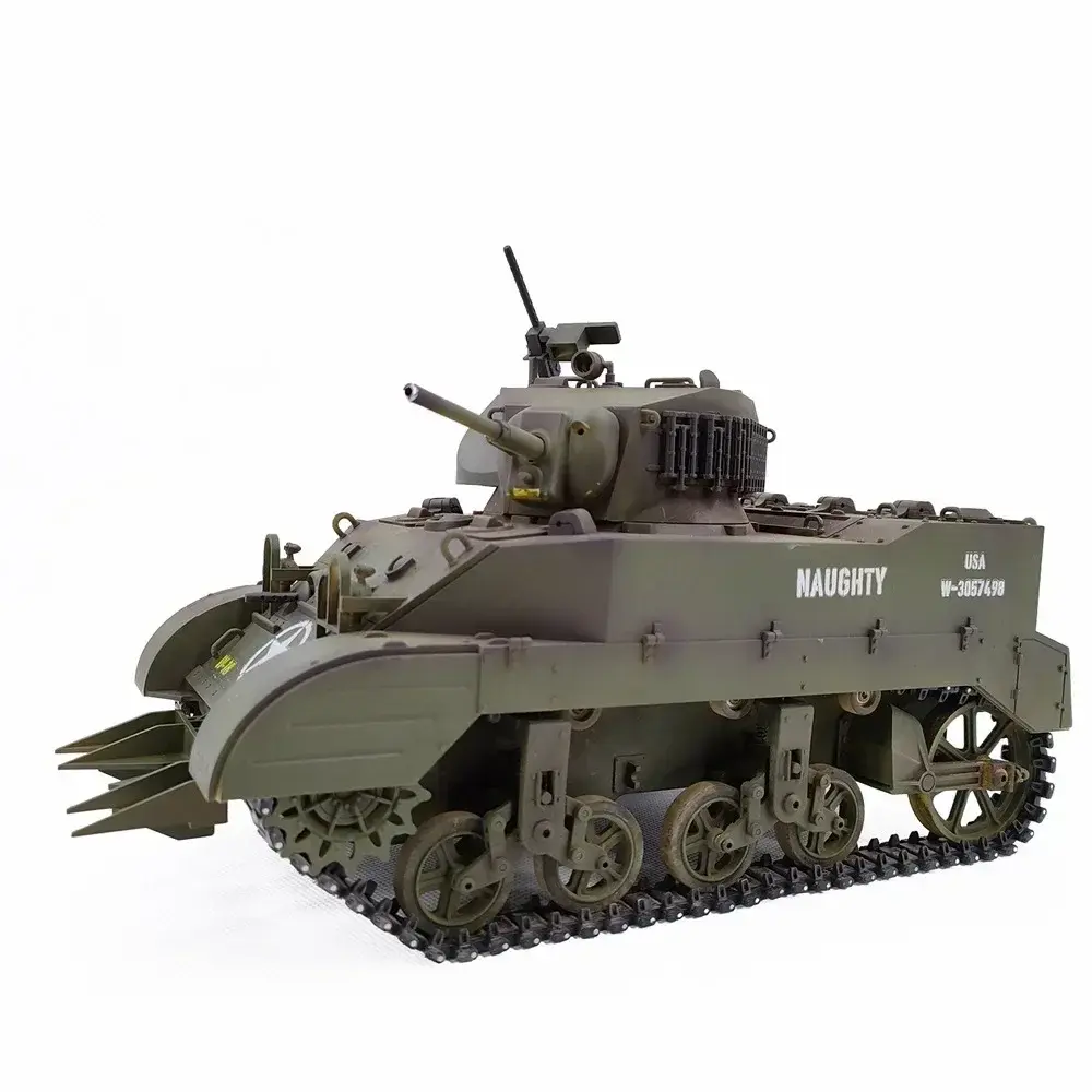 Kubing ke m5a1 rc tank modell fernbedienung panzer spielzeug stuart militärisch