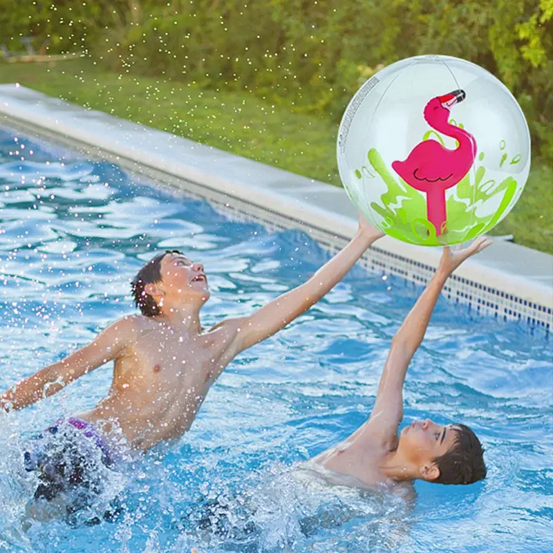 Thumbnail: Swimming Pool Toys Unicorn Flamingo Inflatable Beach Ball Floating Balloon Swim