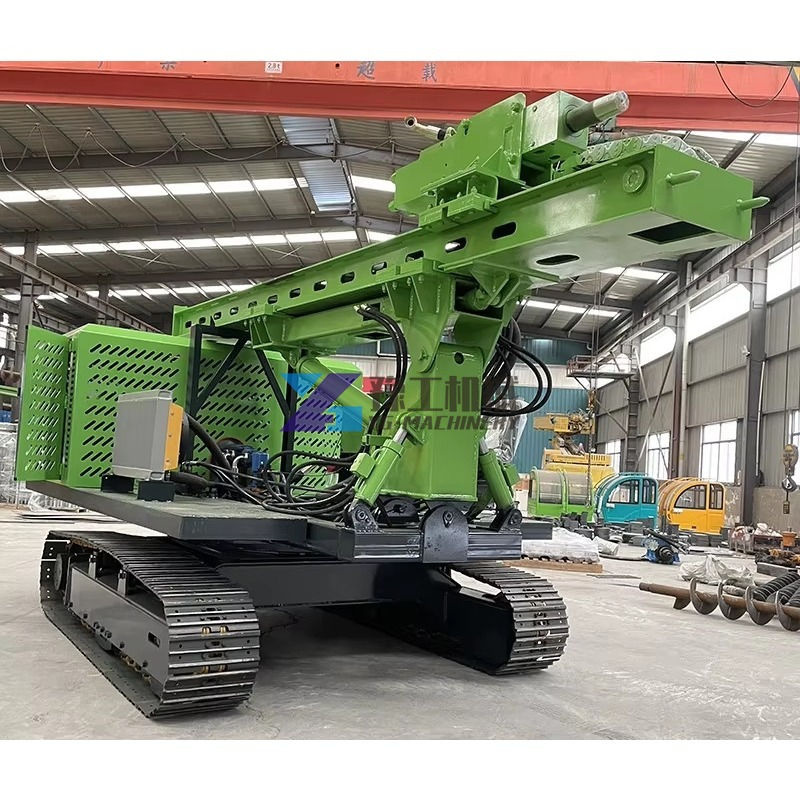 Thumbnail: Hydraulischer Solar Ramm bagger Bagger montiert hydraulischer Dreh pfahl Baumas