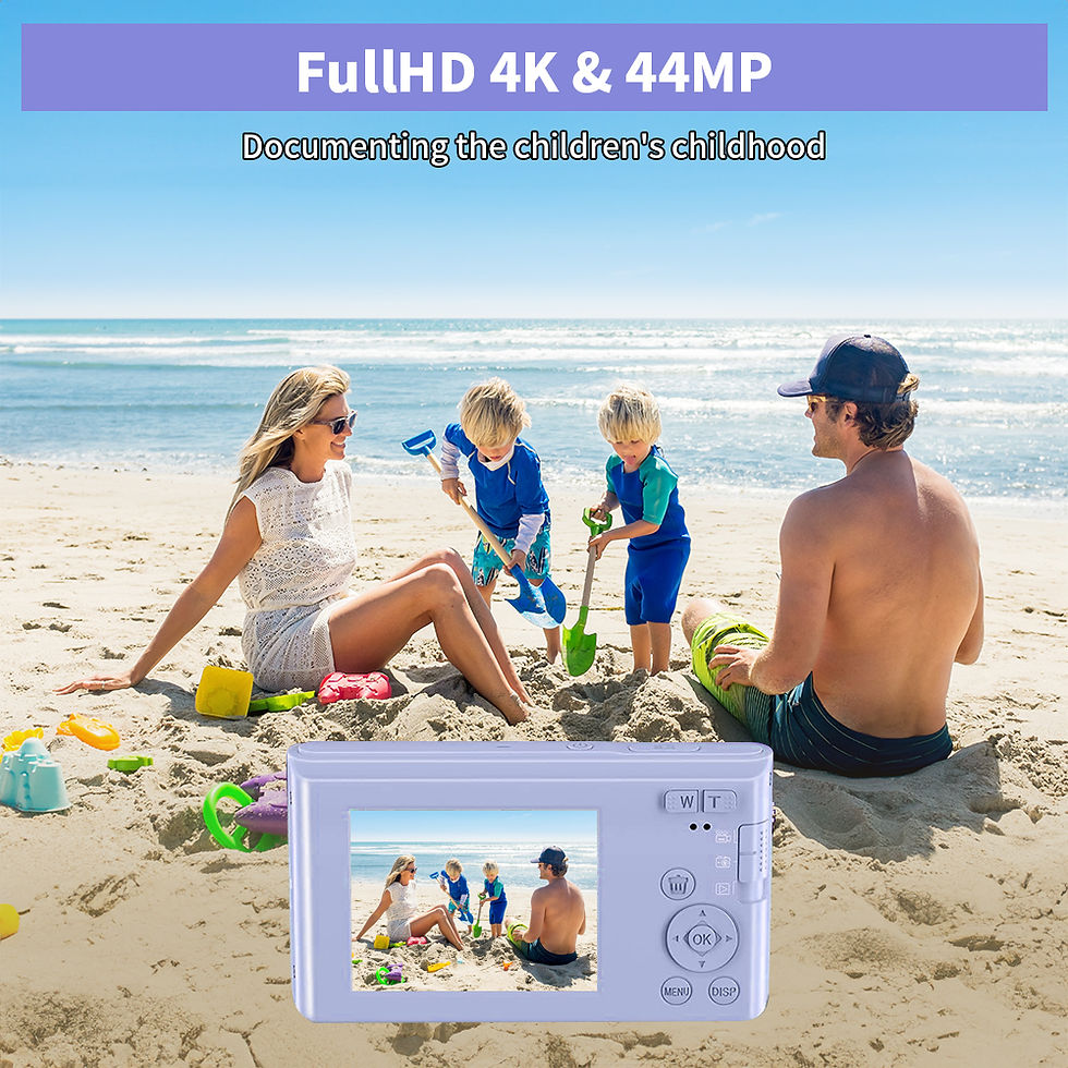 Thumbnail: 4k Digital kamera 44 Megapixel HD Travel Selfie Kamera 16x Zoom Kompakt kamera 