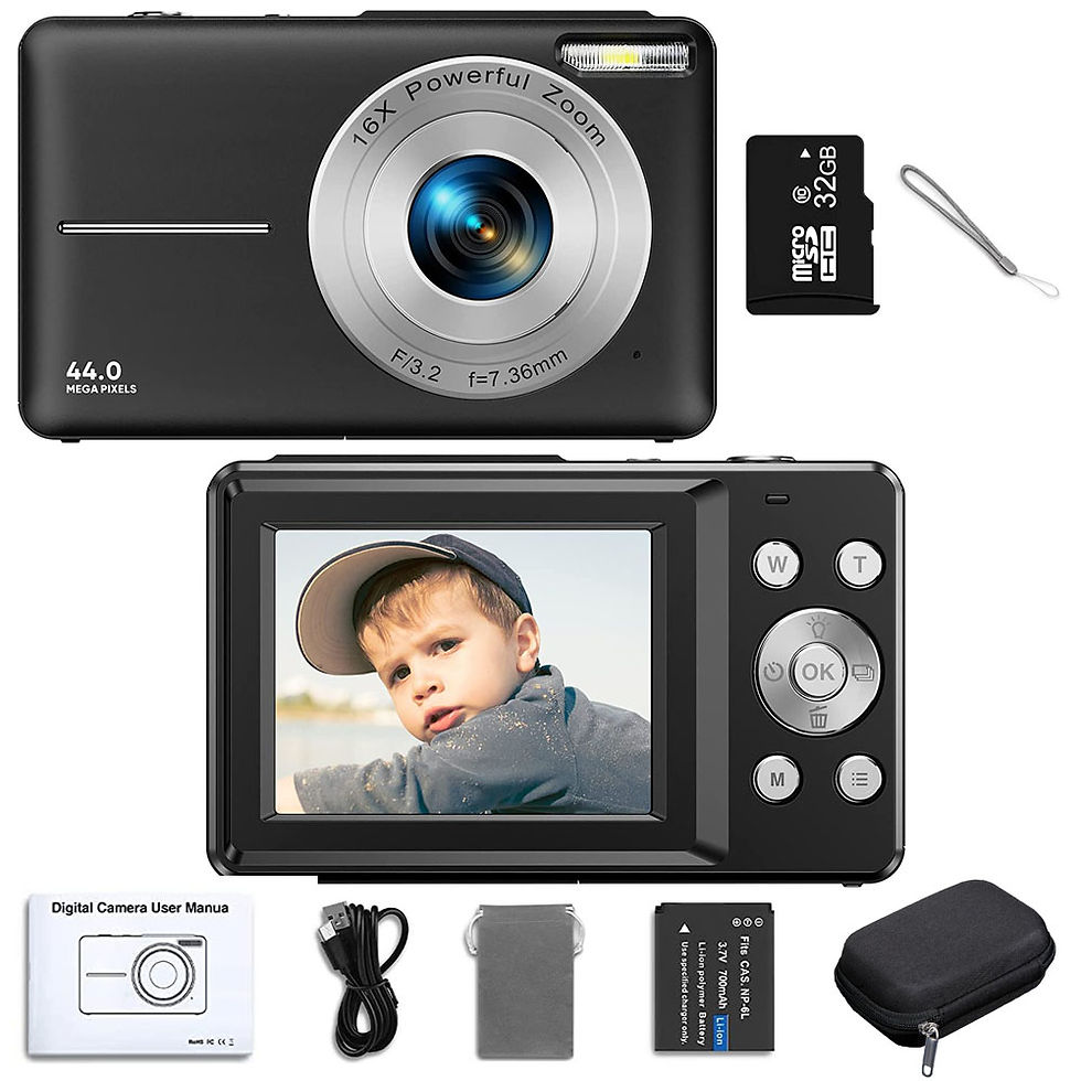 Thumbnail: Digital kamera Kinder kamera für Kinder Camcorder mit 16x Zoom Kompakt kameras 