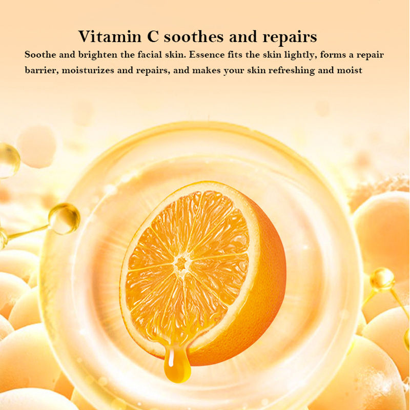 Thumbnail: 30 stücke Vitamin C Schlaf masken Beauty Face feuchtigkeit spendende Haut aufhe