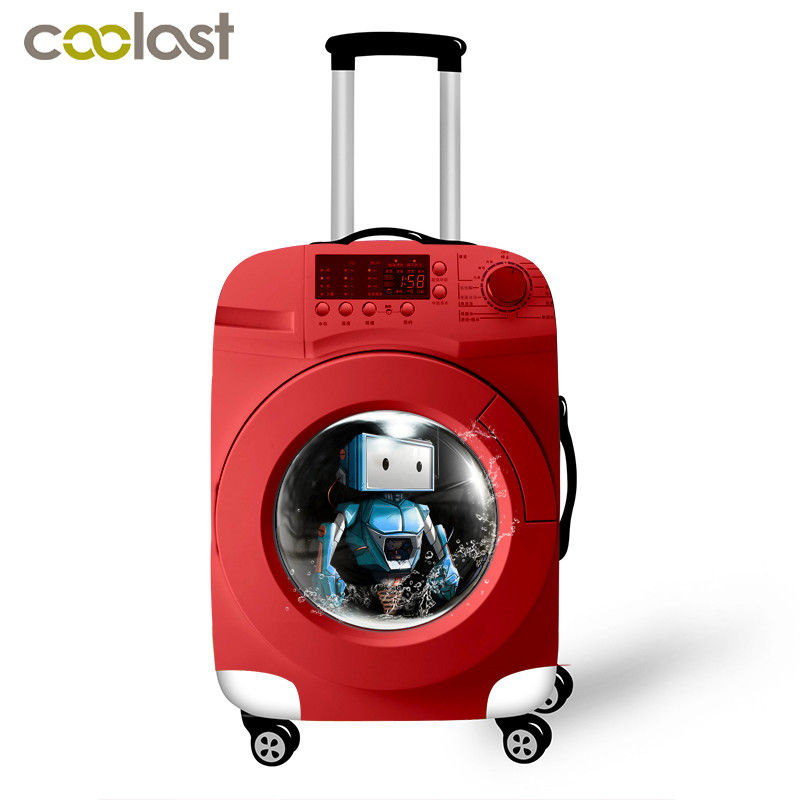 Thumbnail: 18-32 zoll 3D Tiere Reise Gepäck Schutz Abdeckungen Reise Zubehör Frauen Pet Ko