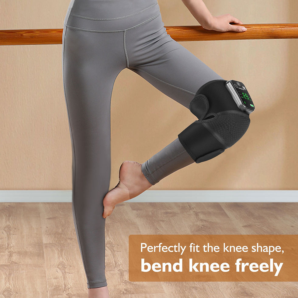 Thumbnail: Elektrische Heizung Knie Massage Pad Vibration Massage Bein Gelenk Erwärmung Sc