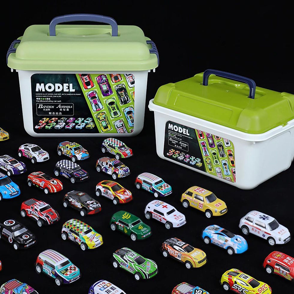 Thumbnail: 20/30/50 pcs Legierung Auto mit Aufbewahrung sbox Set coolen Jungen Rennen bunt