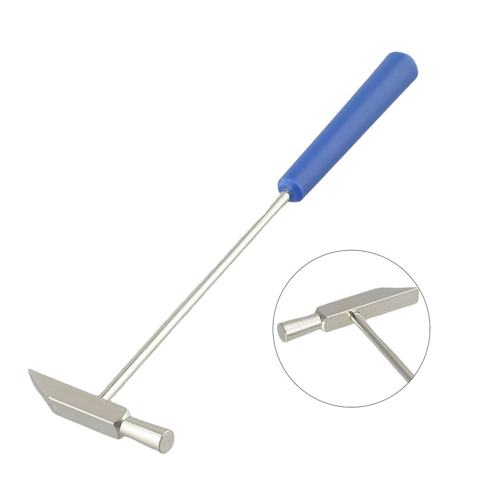 Thumbnail: 1pc kleiner Hammer DIY Reparatur werkzeug Haushalt Doppelkopf tragbarer Metall 