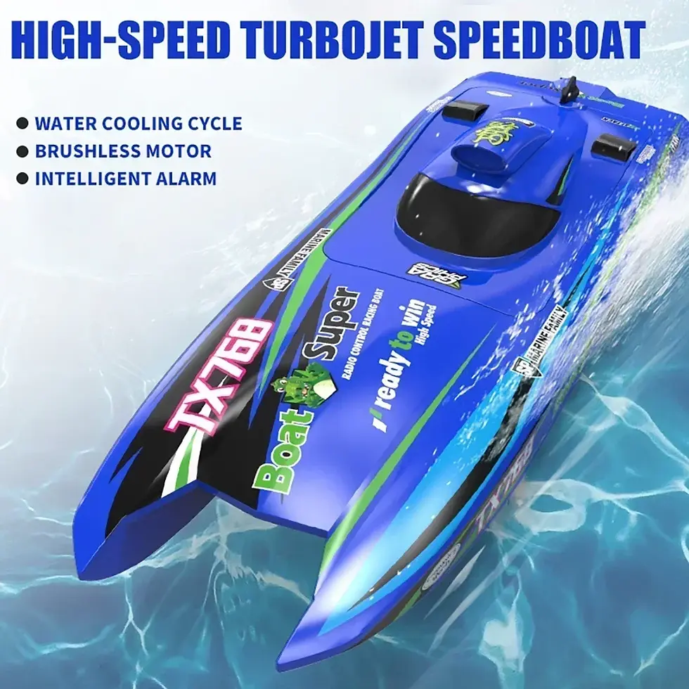 Miniaturbild: Tx768 bürstenloses RC-Boot 30 km/h 2,4g voll proportional 30 km/h Hochgeschwind