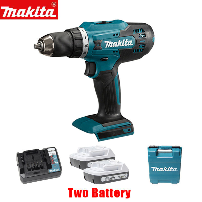 Thumbnail: Makita DF488D 18V Cordless Hammer Fahrer Bohrer Li-Ion Auswirkungen Wiederaufla