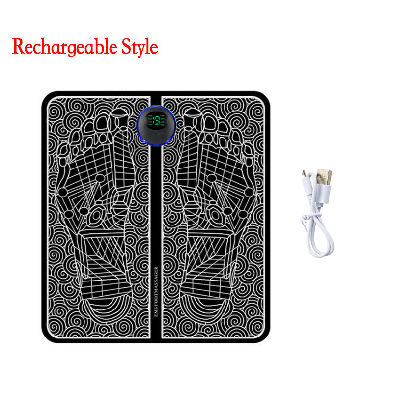 Thumbnail: Remote Ems Fuß massage gerät Pad tragbare elektrische Muskels timulation Massag