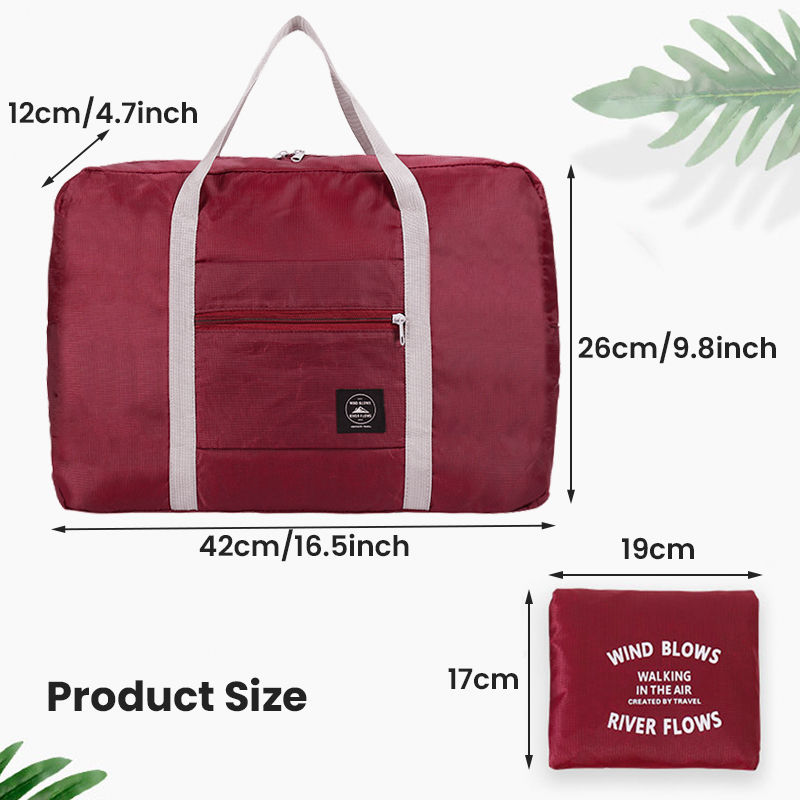 Thumbnail: Modische geräumige haltbare faltbare Reisetasche wasserdichtes Unisex-Handgepäc