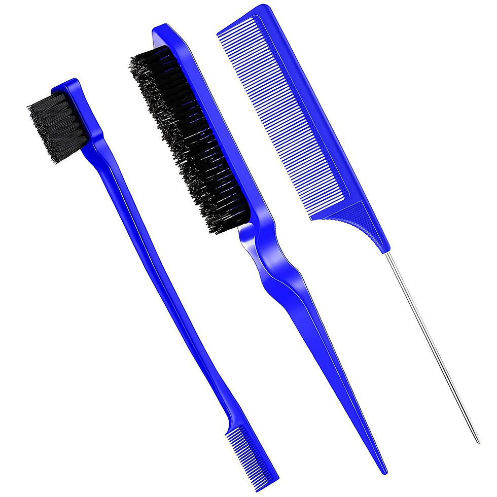 Miniaturbild: Doppelseitige Kanten kontrolle Haarkamm Haarstyling-Bürstenset necken Kamm zube