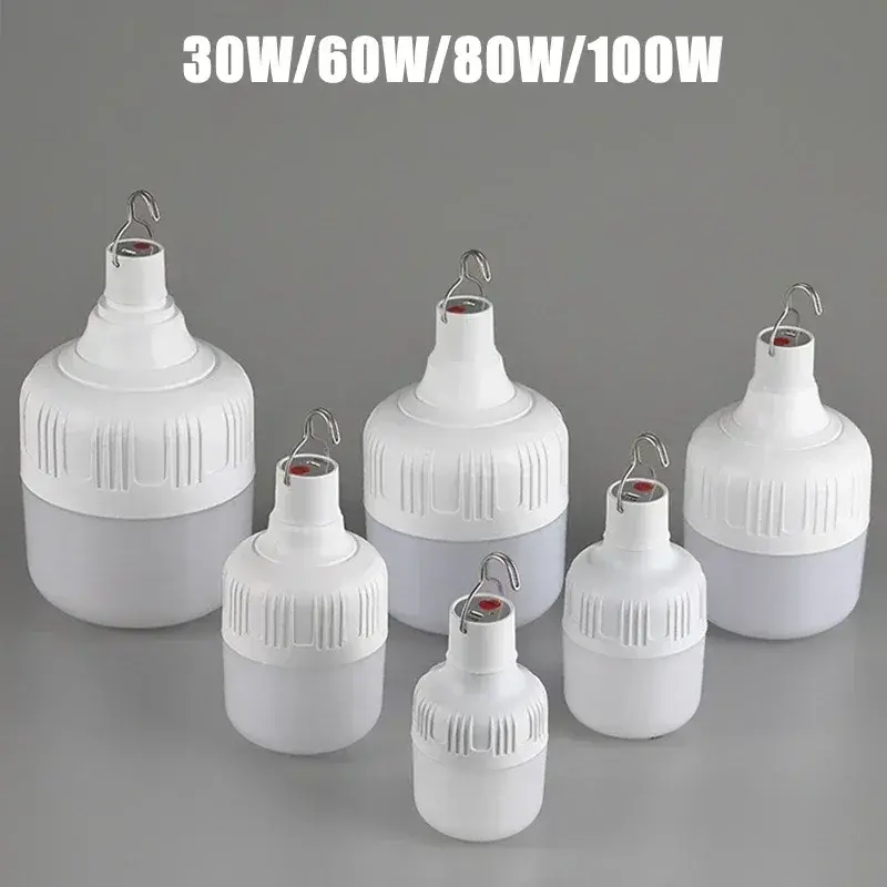 Thumbnail: 1/2/4/6/8/10 stücke camping licht usb wiederauf ladbare led not lampe outdoor t
