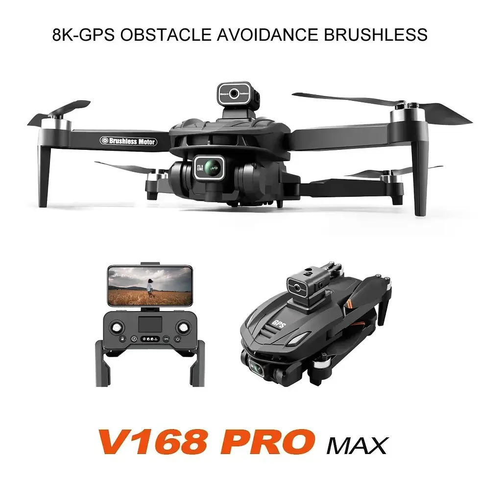 Thumbnail: V168 Drohne 8k 5g GPS profession elle HD-Luftaufnahme Dual-Kamera 360 ° All-Rou
