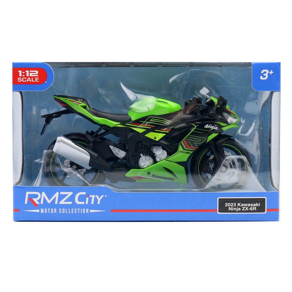 Thumbnail: 1/12 kawasaki ninja ZX-6R motorrad spielzeug 1:12 rmz stadt druckguss modell su