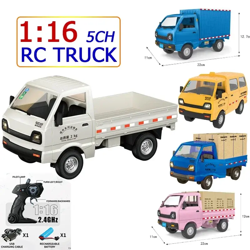 Thumbnail: Antike fern gesteuerte RC Auto kleine Fracht LKW schwimmende Van kleinen LKW Mi