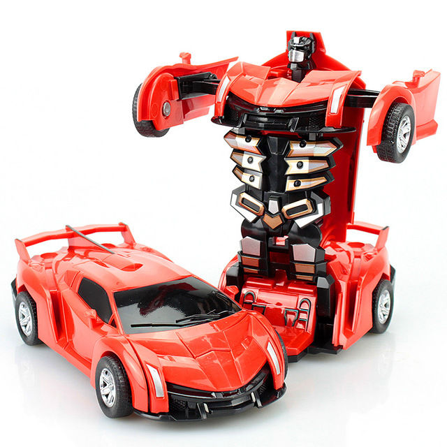 Thumbnail: 2 In 1 Auto Spielzeug One-key-Verformung Auto Spielzeug Automatische Transforma