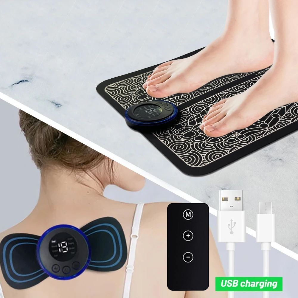 Ems Fuß muskel massage gerät intelligentes elektrisches Massage gerät Aku punkt