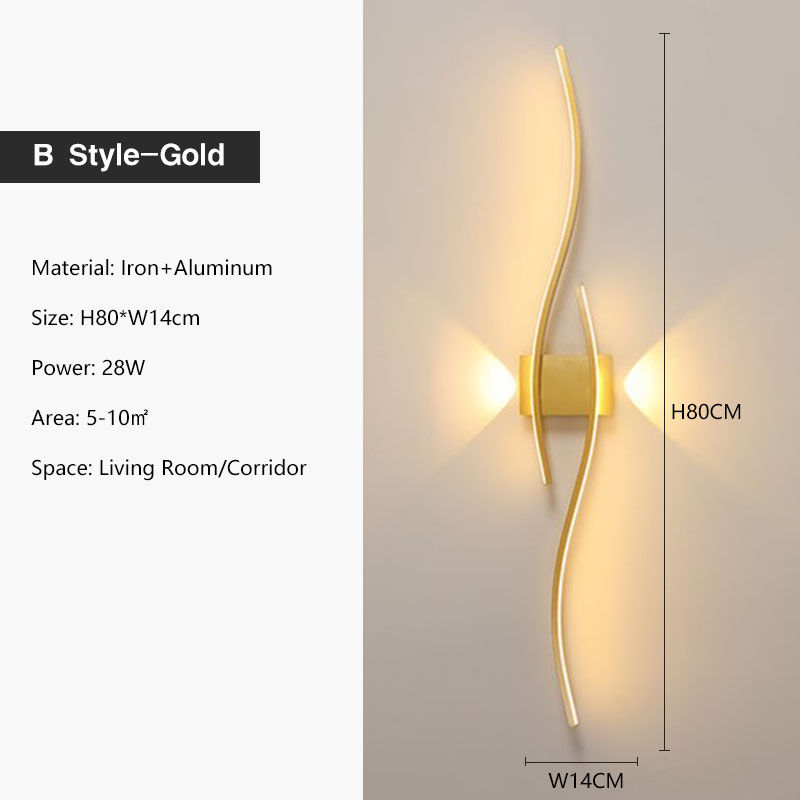 Thumbnail: Innen LED-Wand leuchten für Schlafzimmer Nachttisch auf und ab LED-Wand leuchte